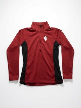 Columbia Indiana University 1/4 Zip Pullover M